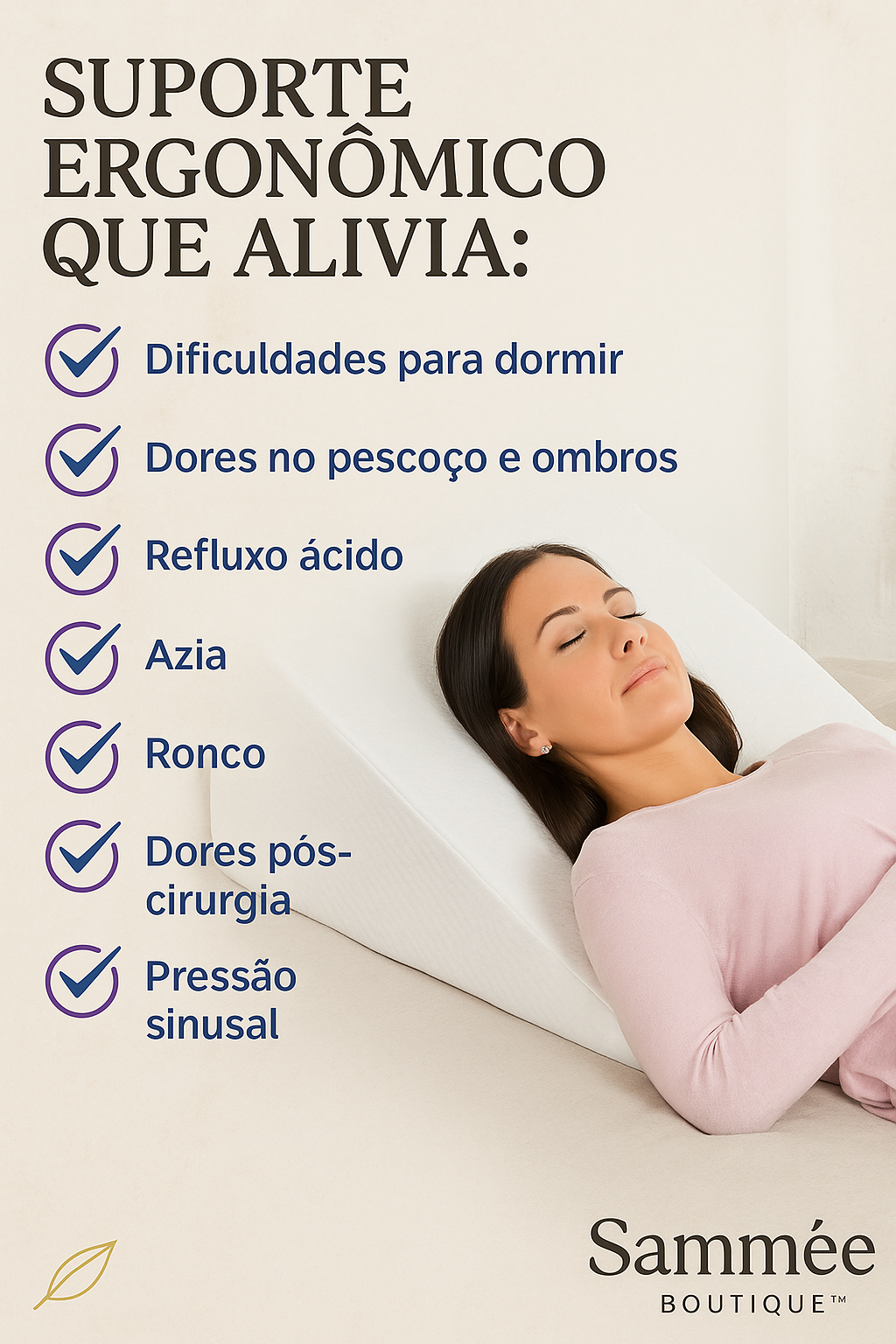 Sammée Comfort Ease™ Tri-Cushion