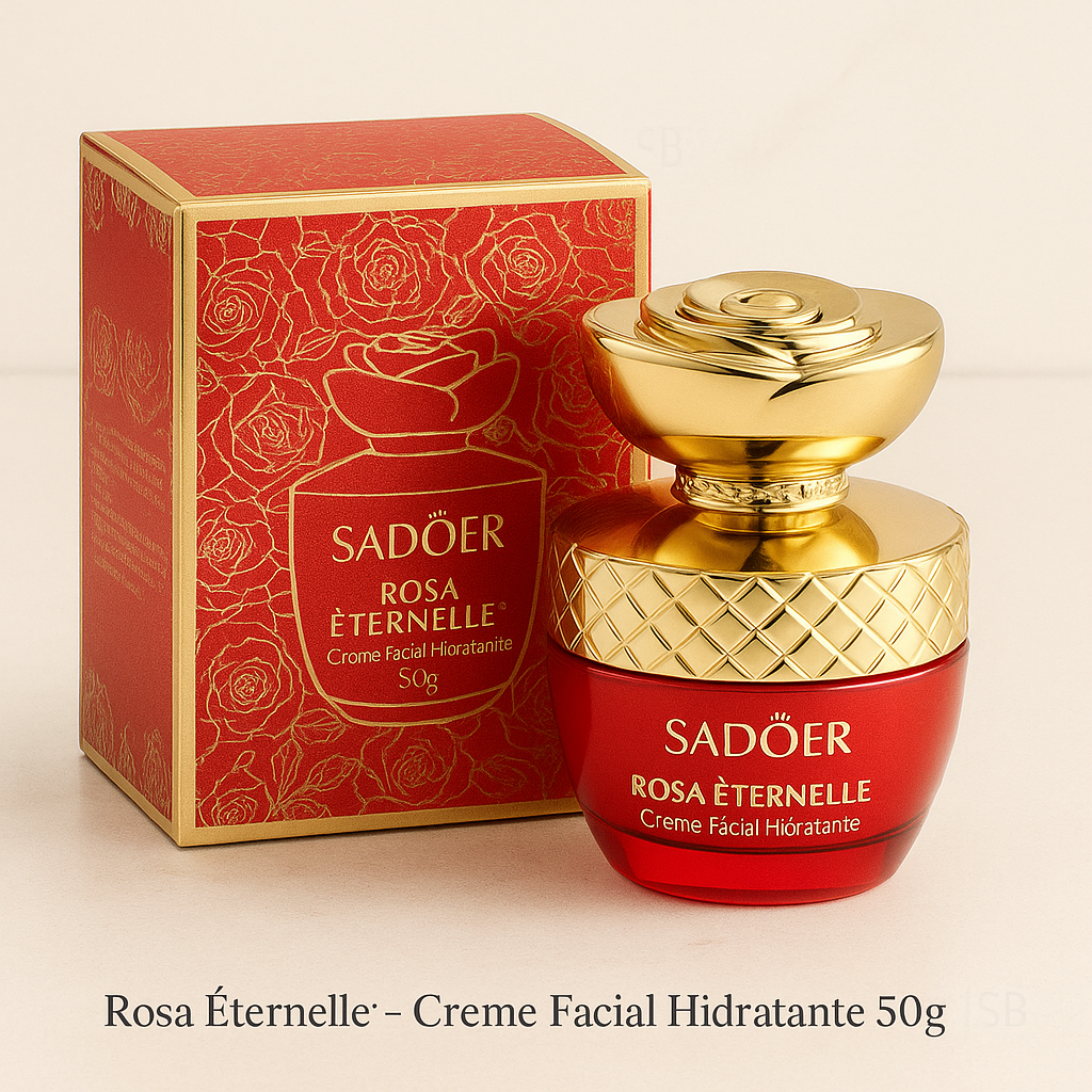 Rosa Éternelle™ – Creme Facial Hidratante 50g - SADOER