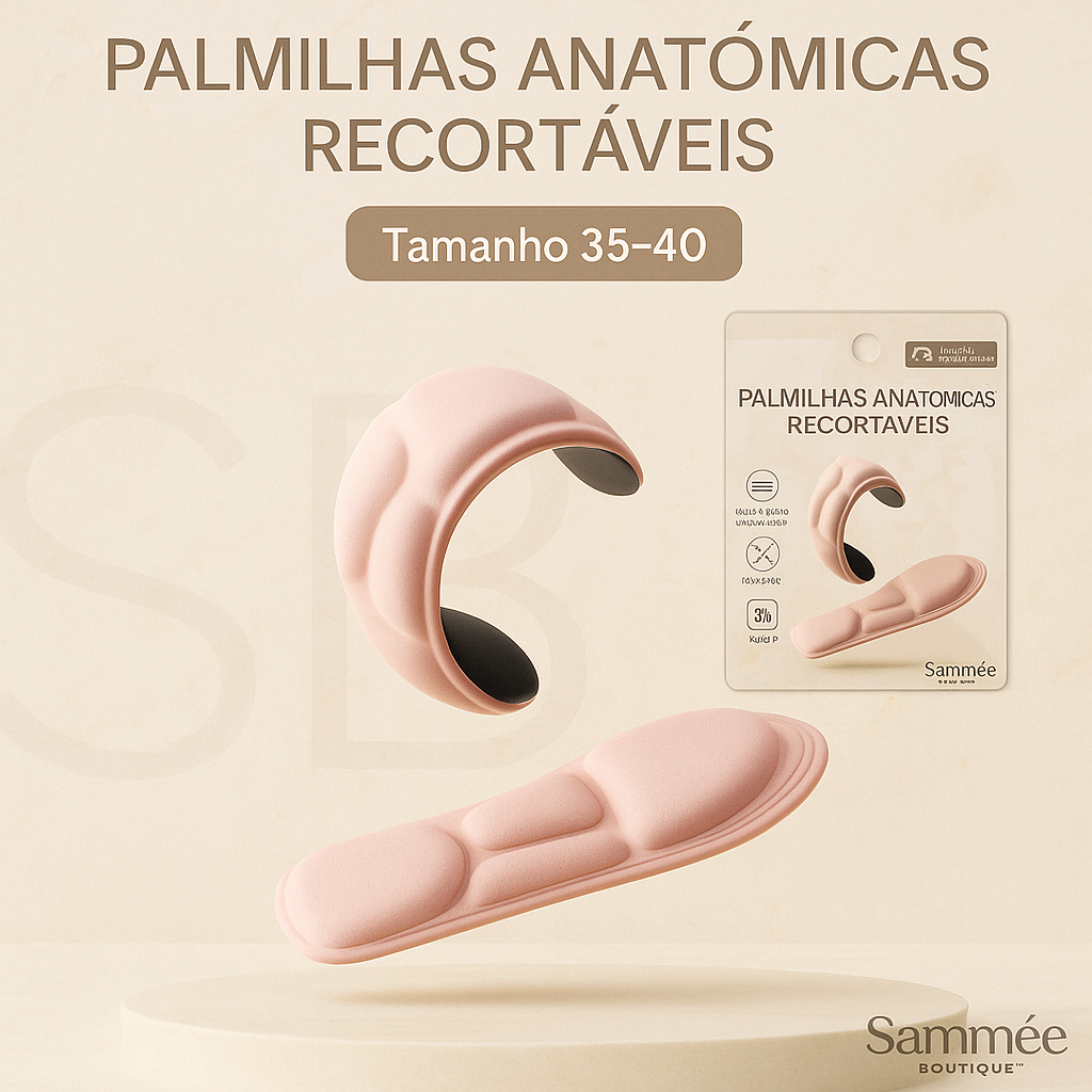 Palmilhas Anatómicas Recortáveis 5D™