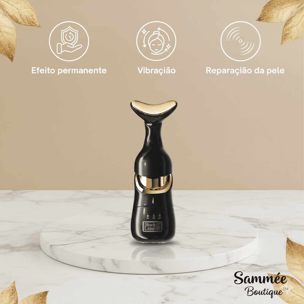 Sammée™ Sculpt & Glow — Massageador Facial de Luxo
